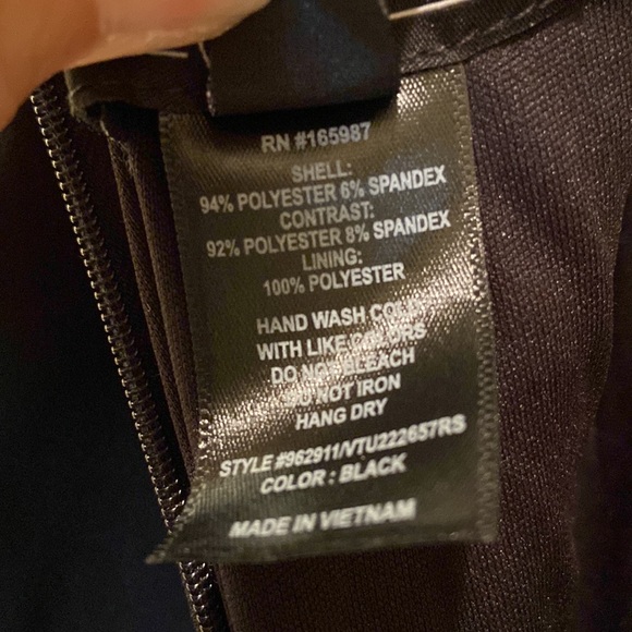 Alexa b nites black jumpsuit nwt - Picture 9 of 9